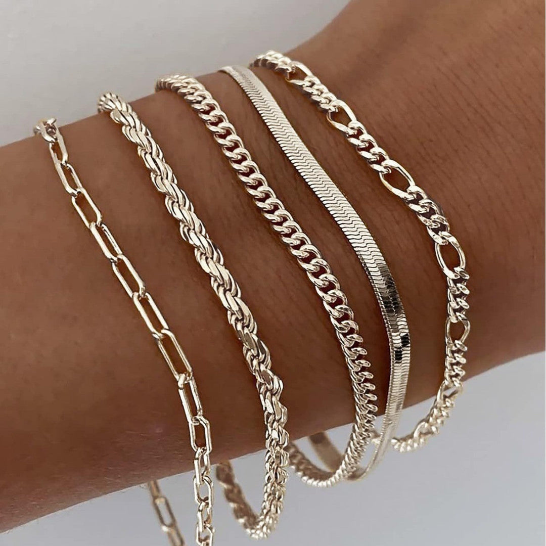 Ellie | Five-Piece Bracelet Set