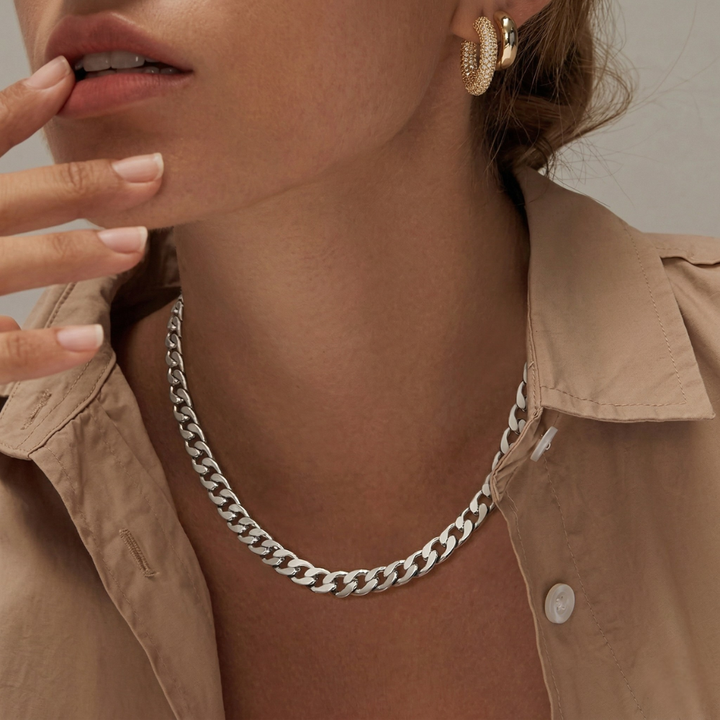 Charlotte | Chunky Cuban Link Necklace