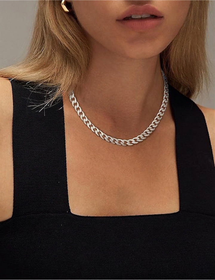 Charlotte | Chunky Cuban Link Necklace