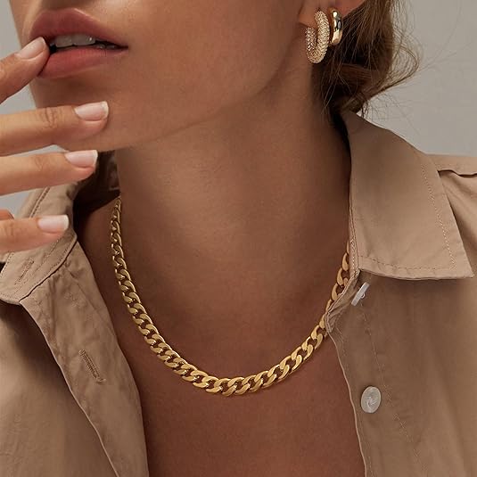 Charlotte | Chunky Cuban Link Necklace