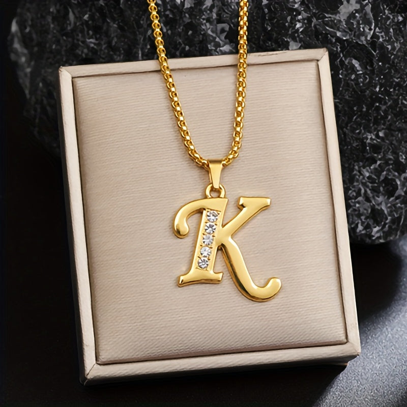 Alice | Crystal Initial Necklace