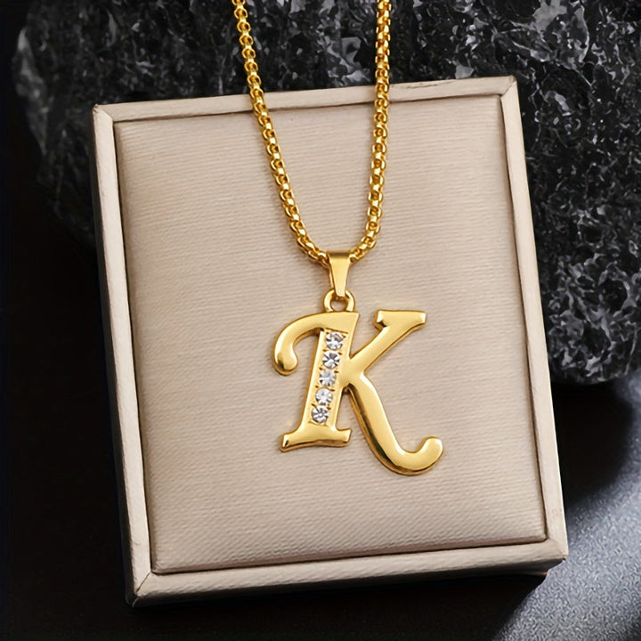 Alice | Crystal Initial Necklace