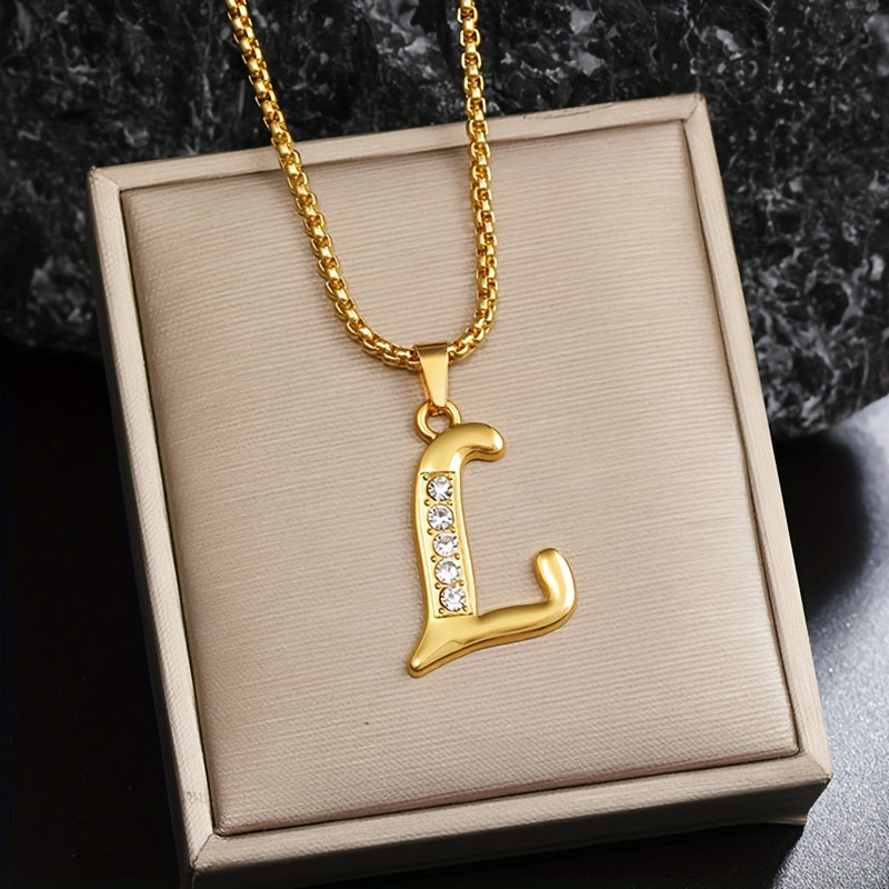 Alice | Crystal Initial Necklace