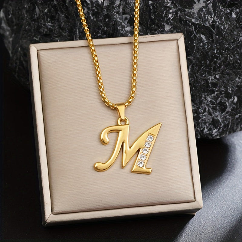 Alice | Crystal Initial Necklace