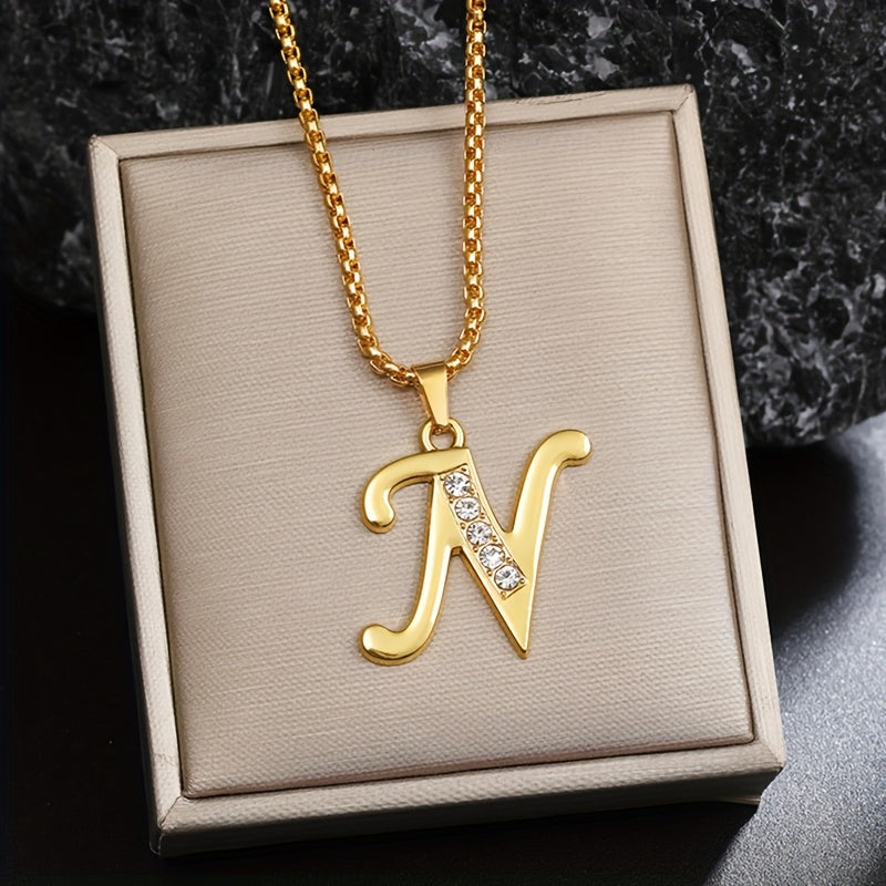 Alice | Crystal Initial Necklace