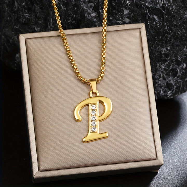 Alice | Crystal Initial Necklace