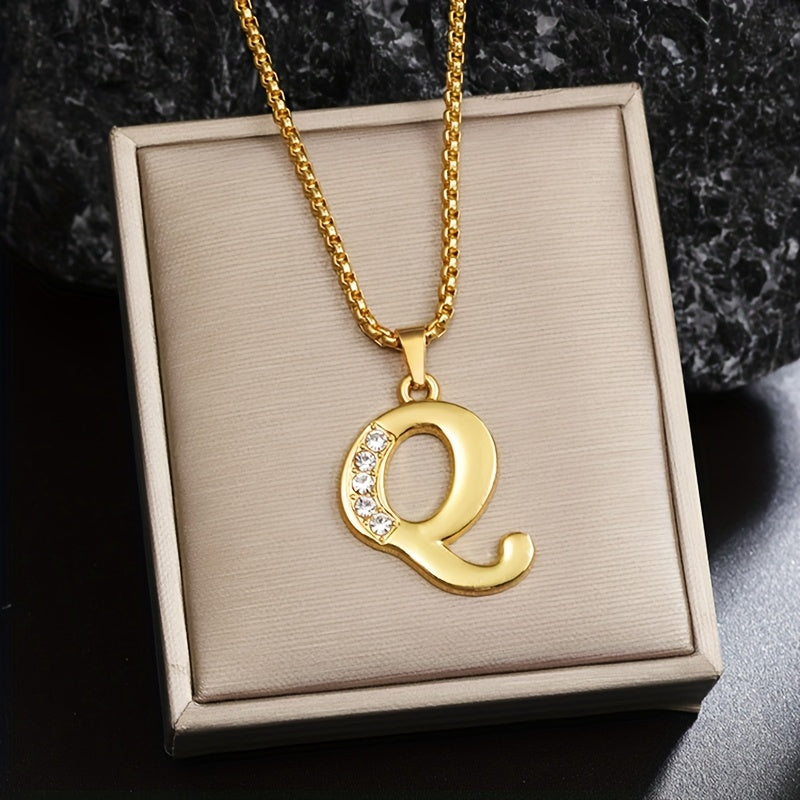 Alice | Crystal Initial Necklace