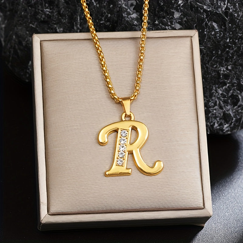 Alice | Crystal Initial Necklace