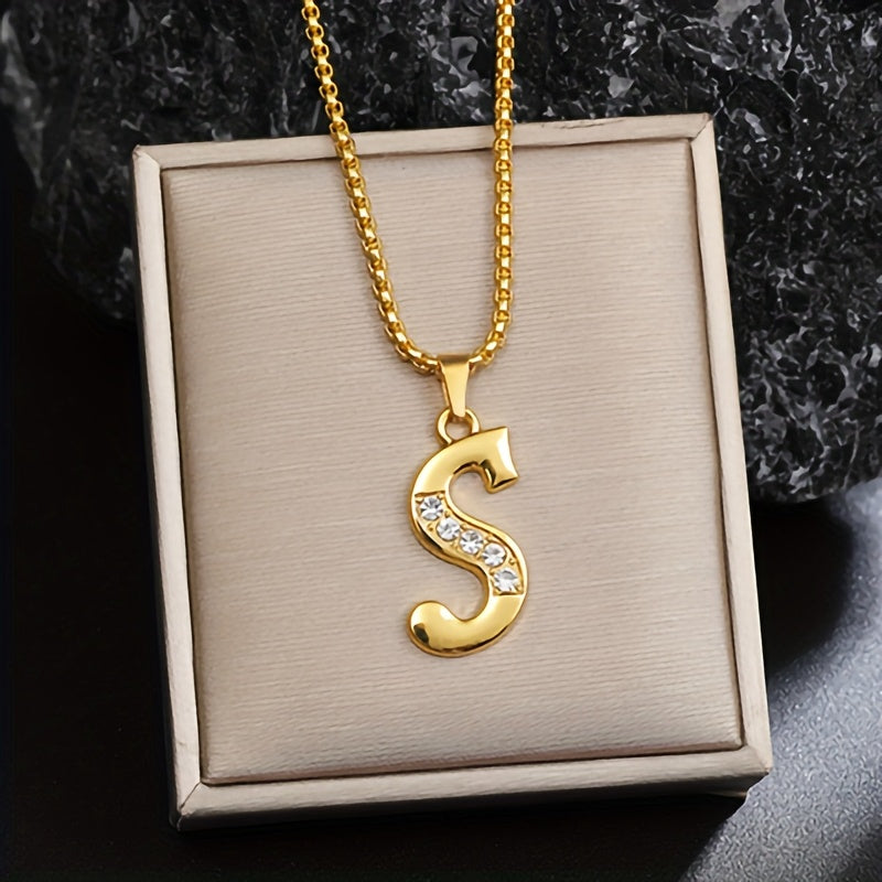 Alice | Crystal Initial Necklace