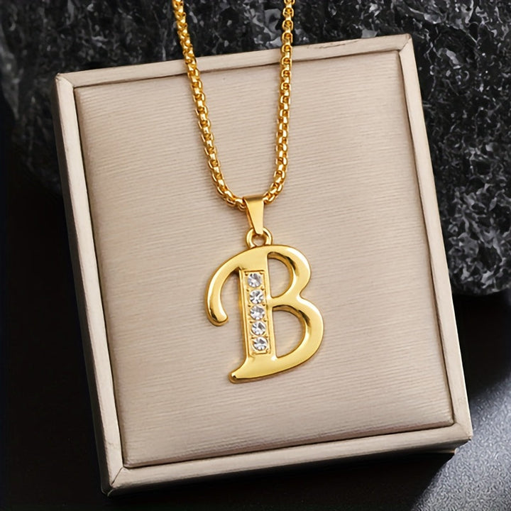 Alice | Crystal Initial Necklace
