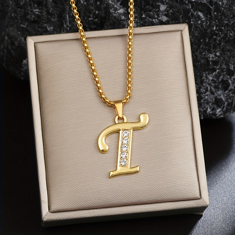Alice | Crystal Initial Necklace