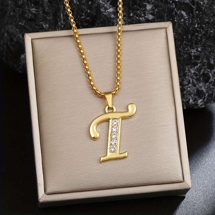 Alice | Crystal Initial Necklace