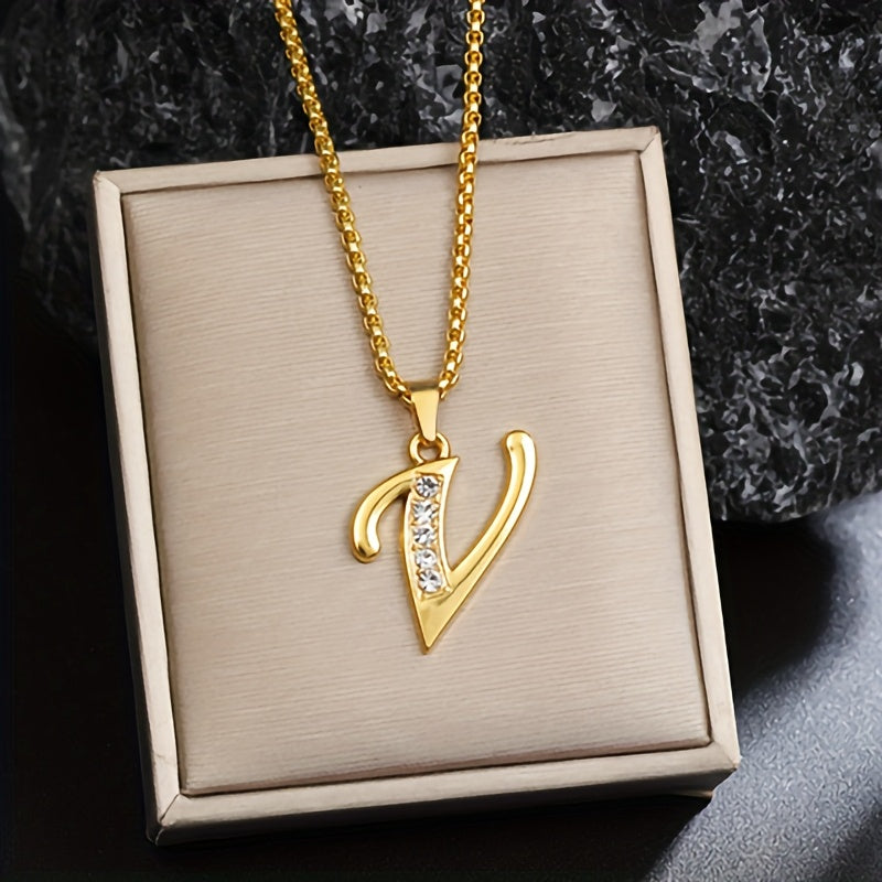 Alice | Crystal Initial Necklace