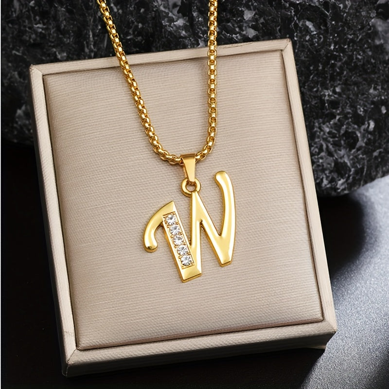 Alice | Crystal Initial Necklace