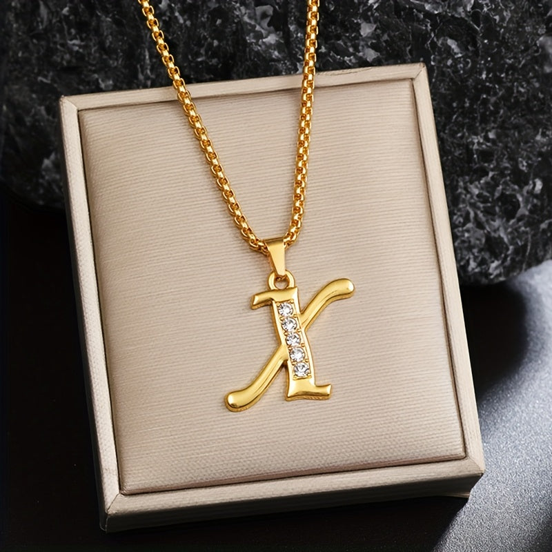 Alice | Crystal Initial Necklace