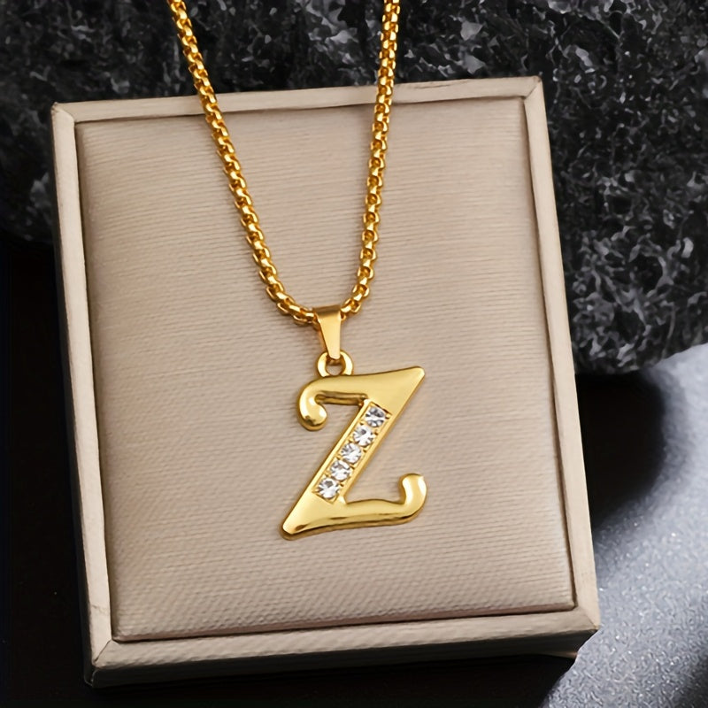 Alice | Crystal Initial Necklace