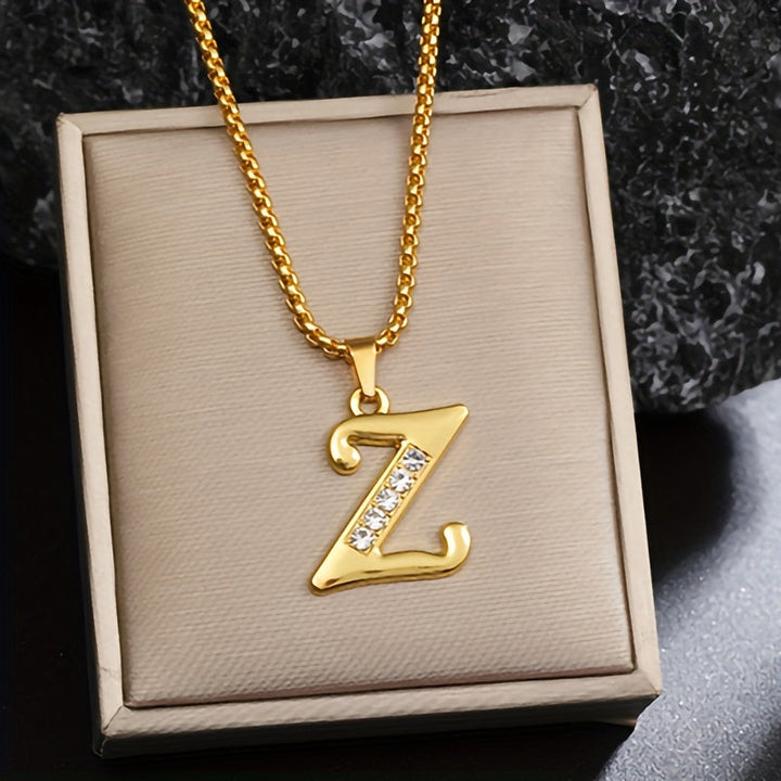 Alice | Crystal Initial Necklace