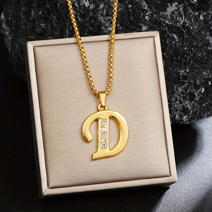 Alice | Crystal Initial Necklace