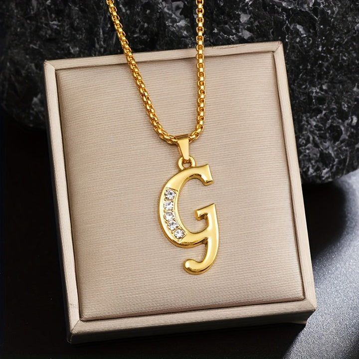 Alice | Crystal Initial Necklace