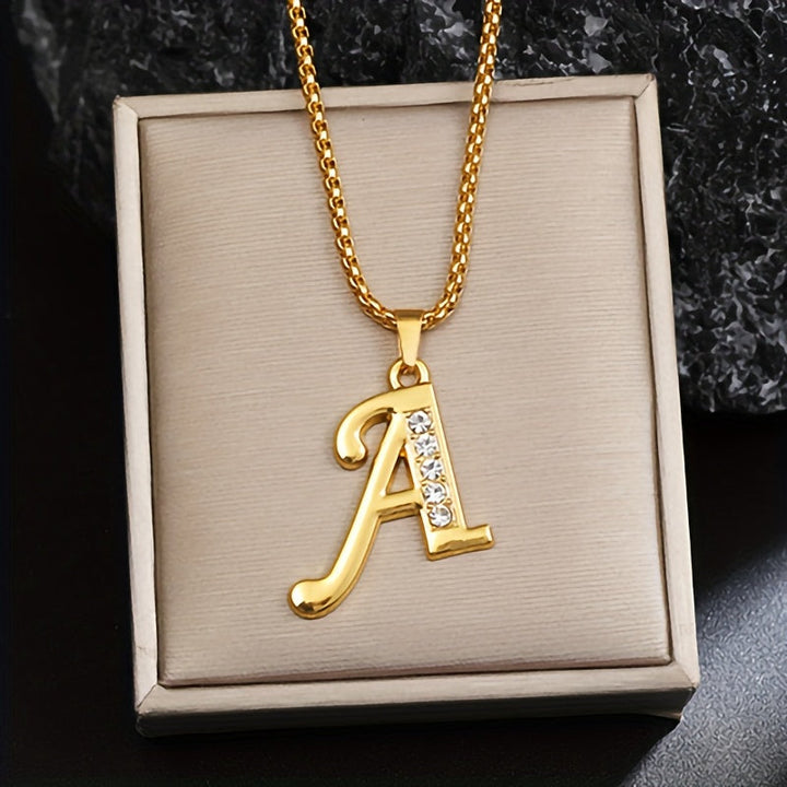 Alice | Crystal Initial Necklace
