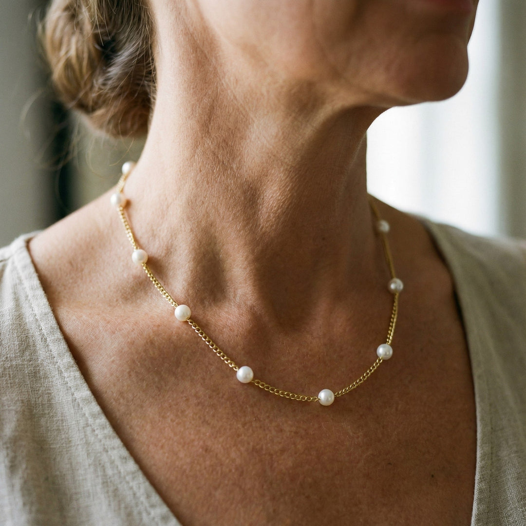 Nora | Natural Pearl Necklace