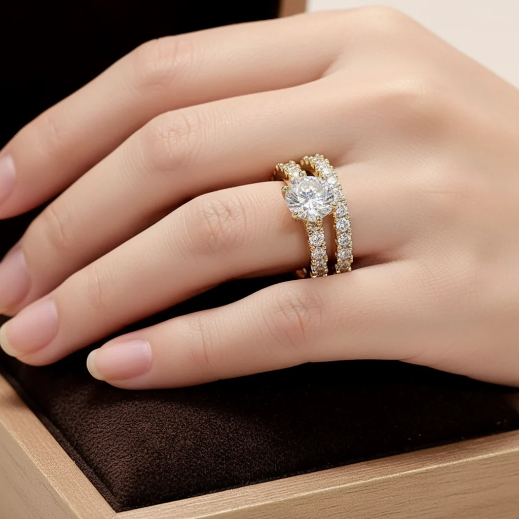 Eternal Radiance | Three-Piece Ring Set