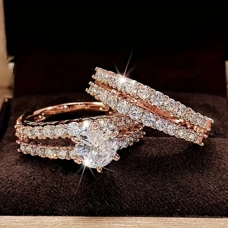 Evelyn | Radiance Ring Set