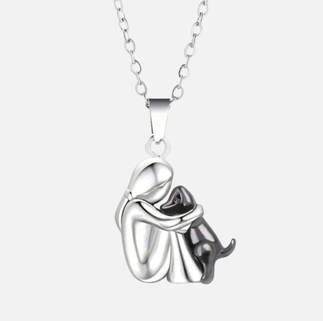Hug Pendant Necklace -  Meaningful Memorial Gift