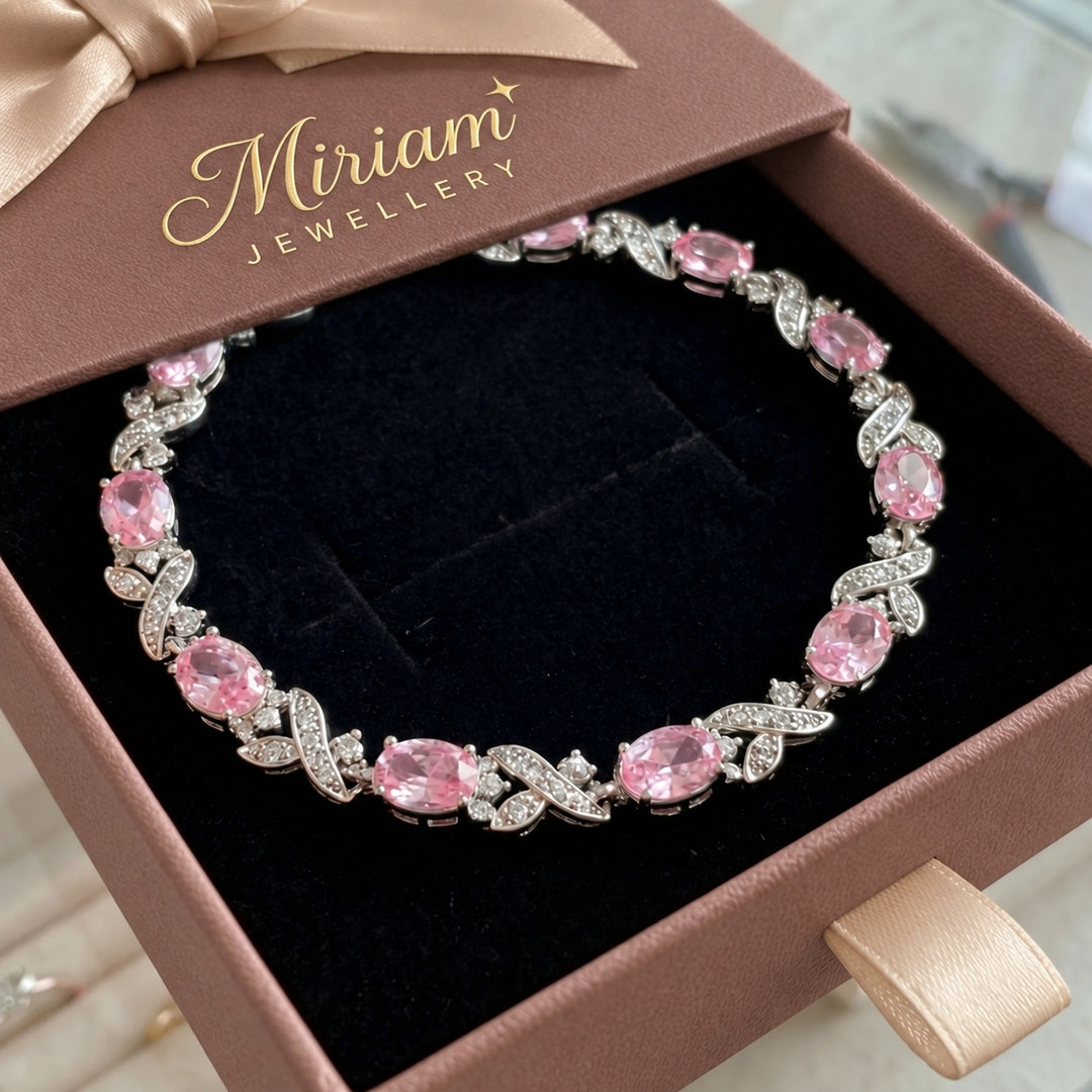 Giada Rosalyth | Pink Stone Bracelet