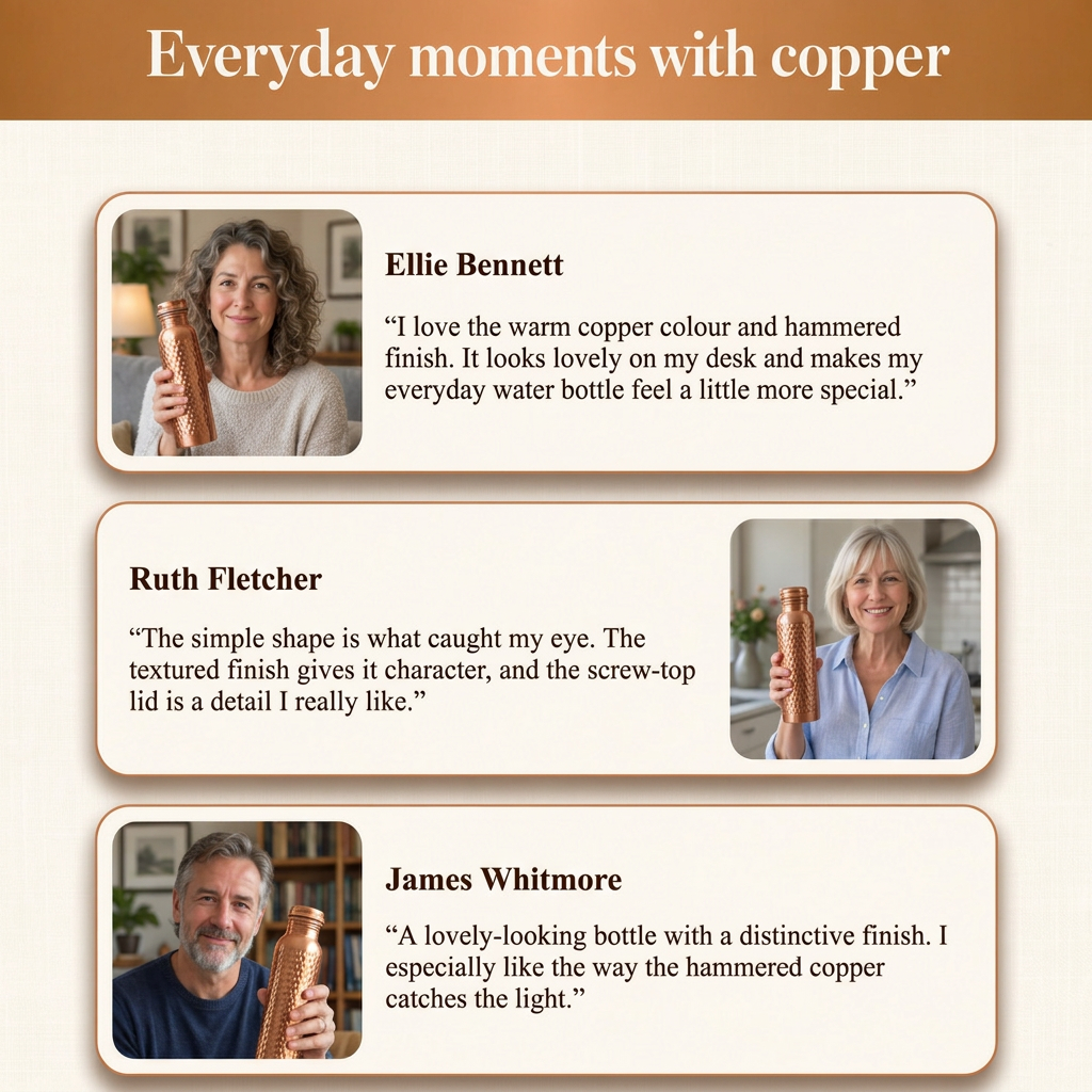 Miriam's Pure Copper Water Bottle